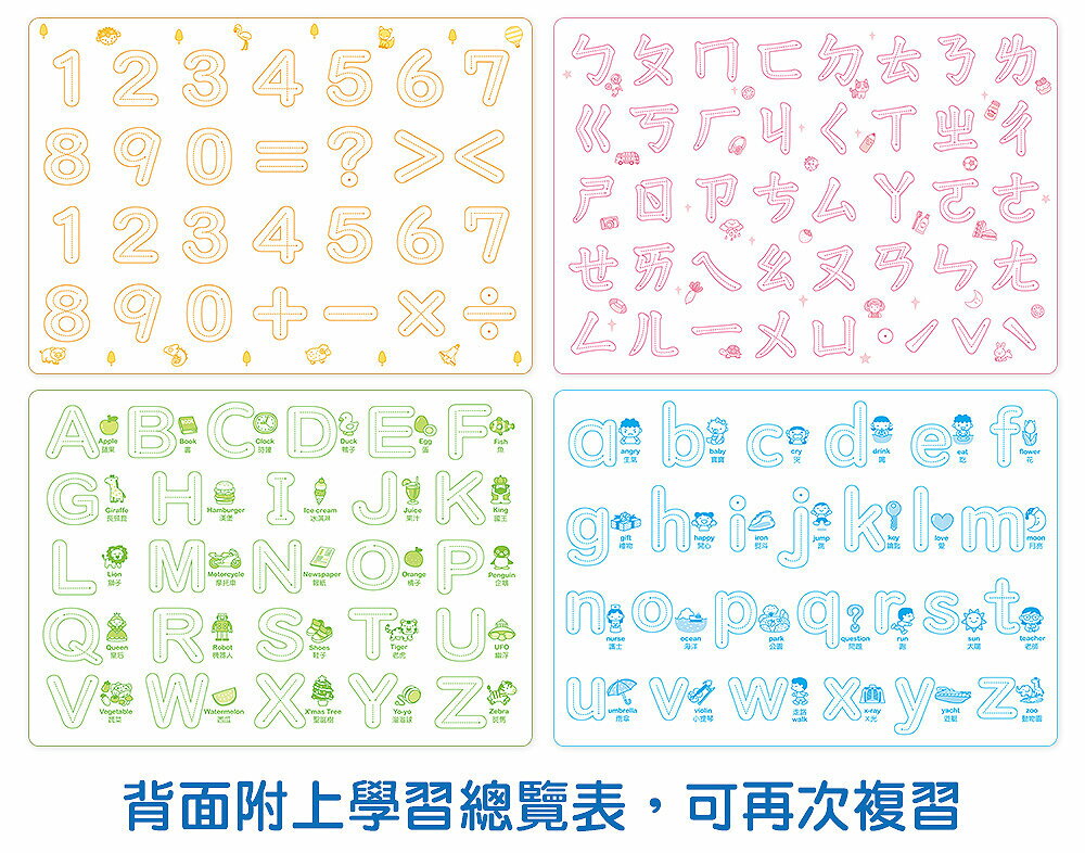 媽媽買 磁鐵學習貼 學一學系列 123 ㄅㄆㄇ ABC abc 幼兒磁性字母數字 早教語文啟蒙 冰箱磁貼 教具台灣現貨 7