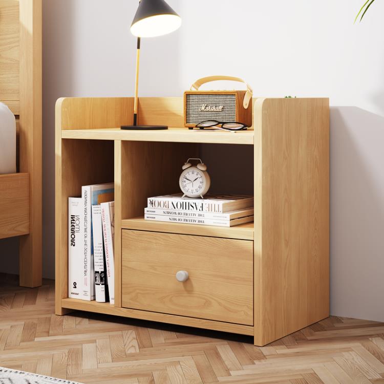 床頭柜簡約現代臥室置物架北歐床頭柜子簡易小型儲物收納柜經濟型 領券更優惠