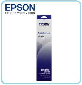 EPSON C13S015611黑色色帶 適用機型：LQ - 690C