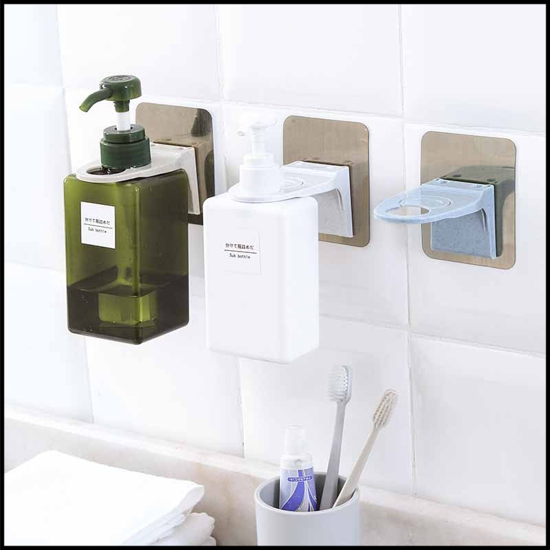 浴室免打孔掛墻吸壁式置物架衛生間三角形上放洗發水沐浴露的架子