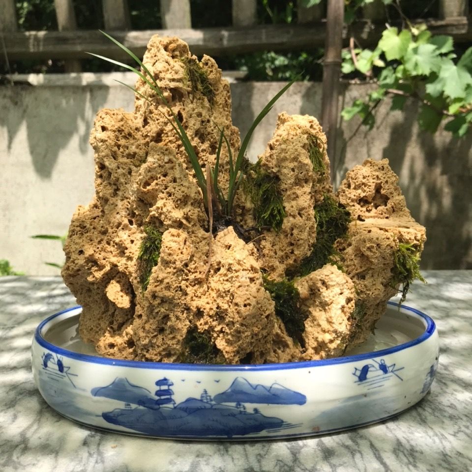 うぶ出し 水石 天然石 鑑賞石 自然石 木製専用台座付き うぶ出し 品評会 鑑賞石 山水風景石 盆栽石 盆景 水石 白石 天然石 飾石 木製台座付き