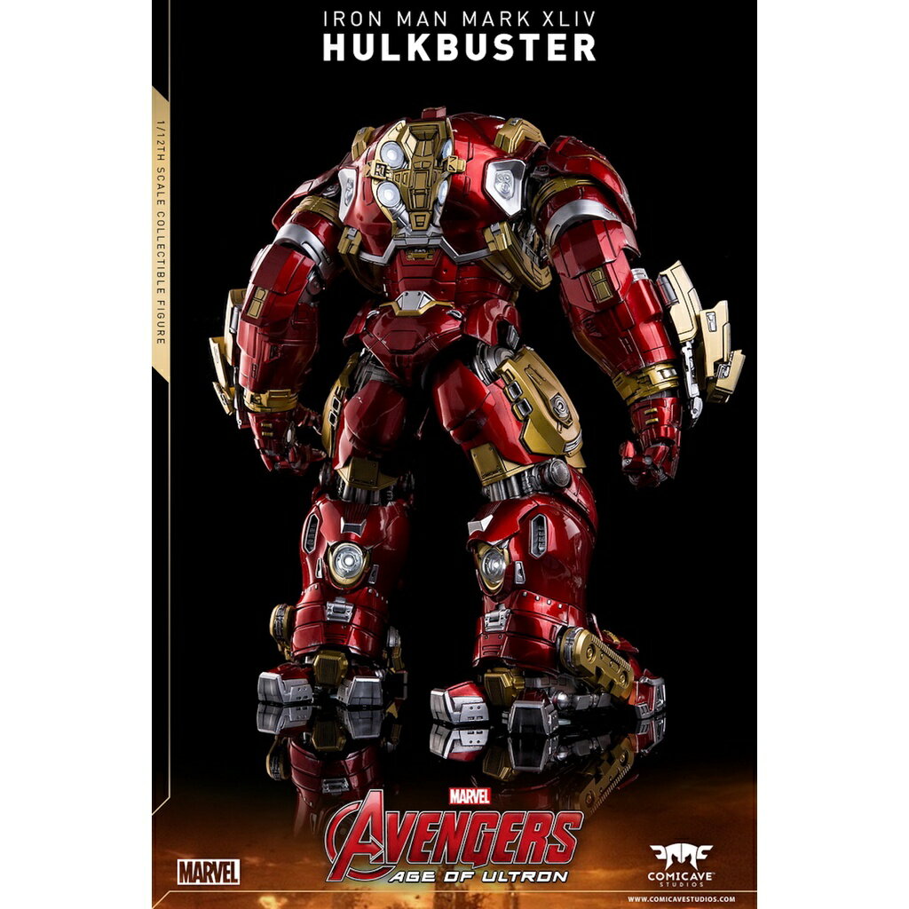 ISONA 超合金COMICAVE鋼鐵人 鋼鐵人公仔 反浩克裝甲公仔 MK44 反浩克鋼鐵人 全身可動 1
