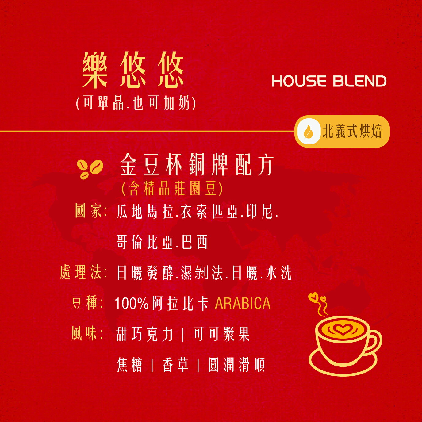 曼珈咖啡【樂悠悠】金豆獎配方 北義烘焙 新鮮烘焙 精品咖啡 (1磅) 1