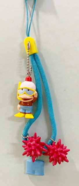 【震撼精品百貨】Curious George  好奇的喬治猴  日本喬治猴 手機吊飾/鑰匙圈-刺球#02318 震撼日式精品百貨