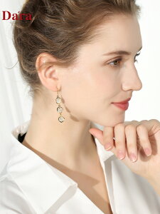 925銀鉤耳環氣質長款新款潮時尚簡約高級感法式網紅個性