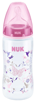 NUK 寬口徑PP奶瓶300ml - (2號中圓洞)『121婦嬰用品館』