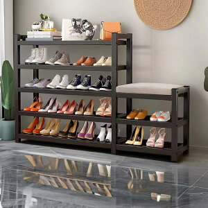 家用簡易鞋架 門口可坐換鞋凳 客廳收納多層創意入戶多功能試衣間