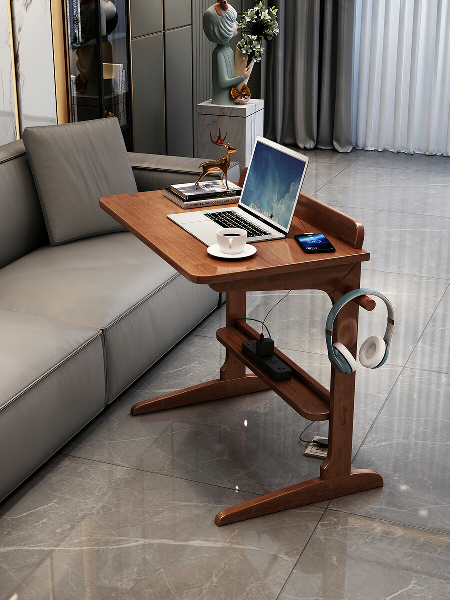 【免運】 美雅閣| 書桌 懶人筆記本電腦桌可移動辦公桌家用沙發邊桌宿舍臥室床頭書桌實木