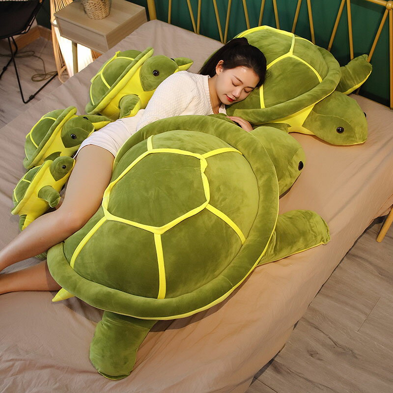 35cm~100cm大烏龜毛絨公仔海龜玩偶布娃娃男生睡覺抱枕床上女生禮物