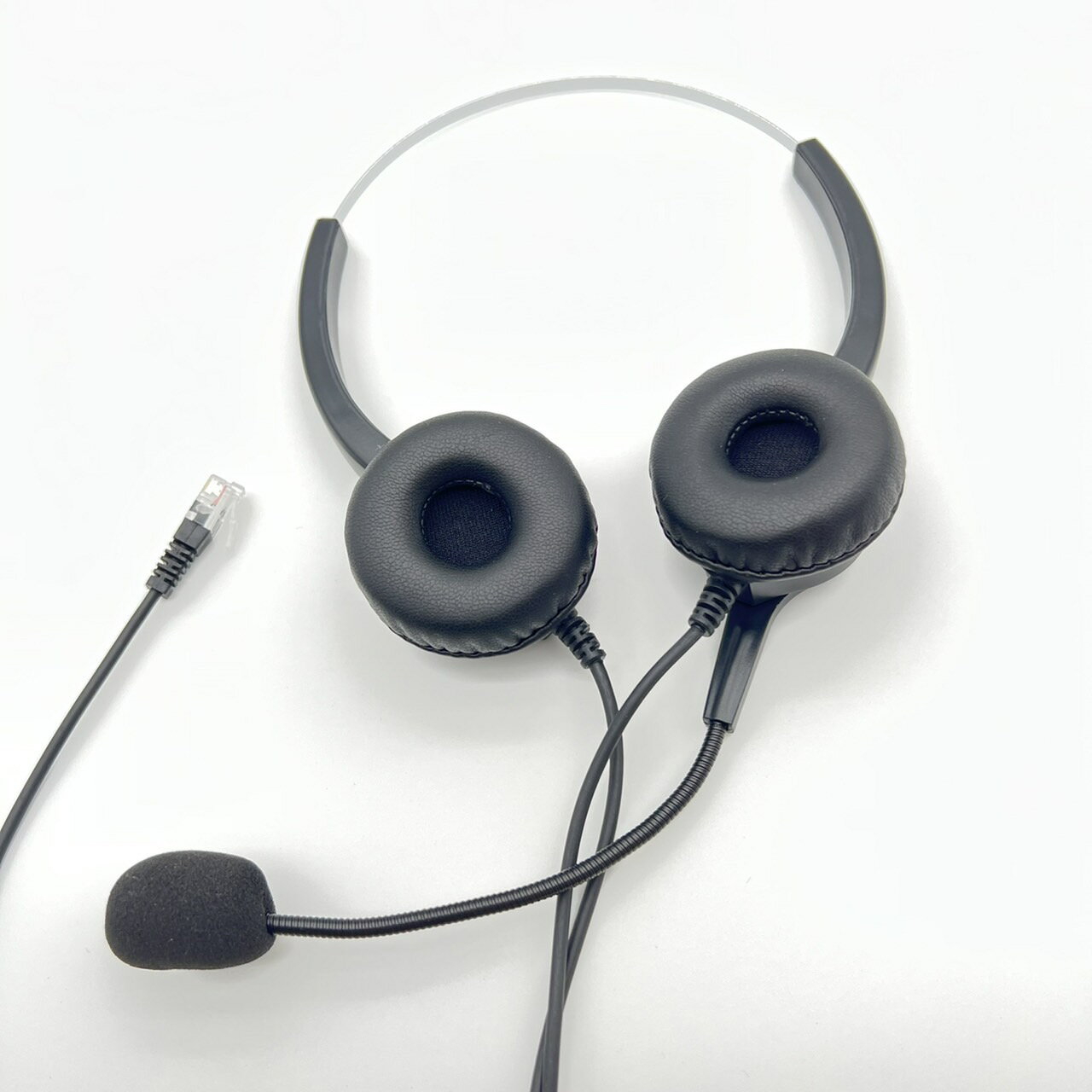 消除噪音 降噪抗噪耳麥 雙耳耳機麥克風 東訊電話專用