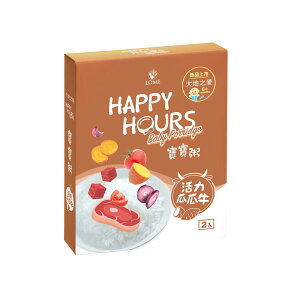大地之愛 Happy Hours 寶寶粥300g(2包/盒)-活力瓜瓜牛★衛立兒生活館★