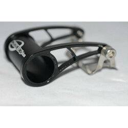 KREX CNC輕量化車燈/碼錶/龍頭轉接座 適用25.4/31.8mm手把-黑色 -僅重29g
