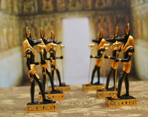 木乃伊禮品歸來埃及神像阿努比斯狗神擺件荷魯斯守護神旅游紀念品 8