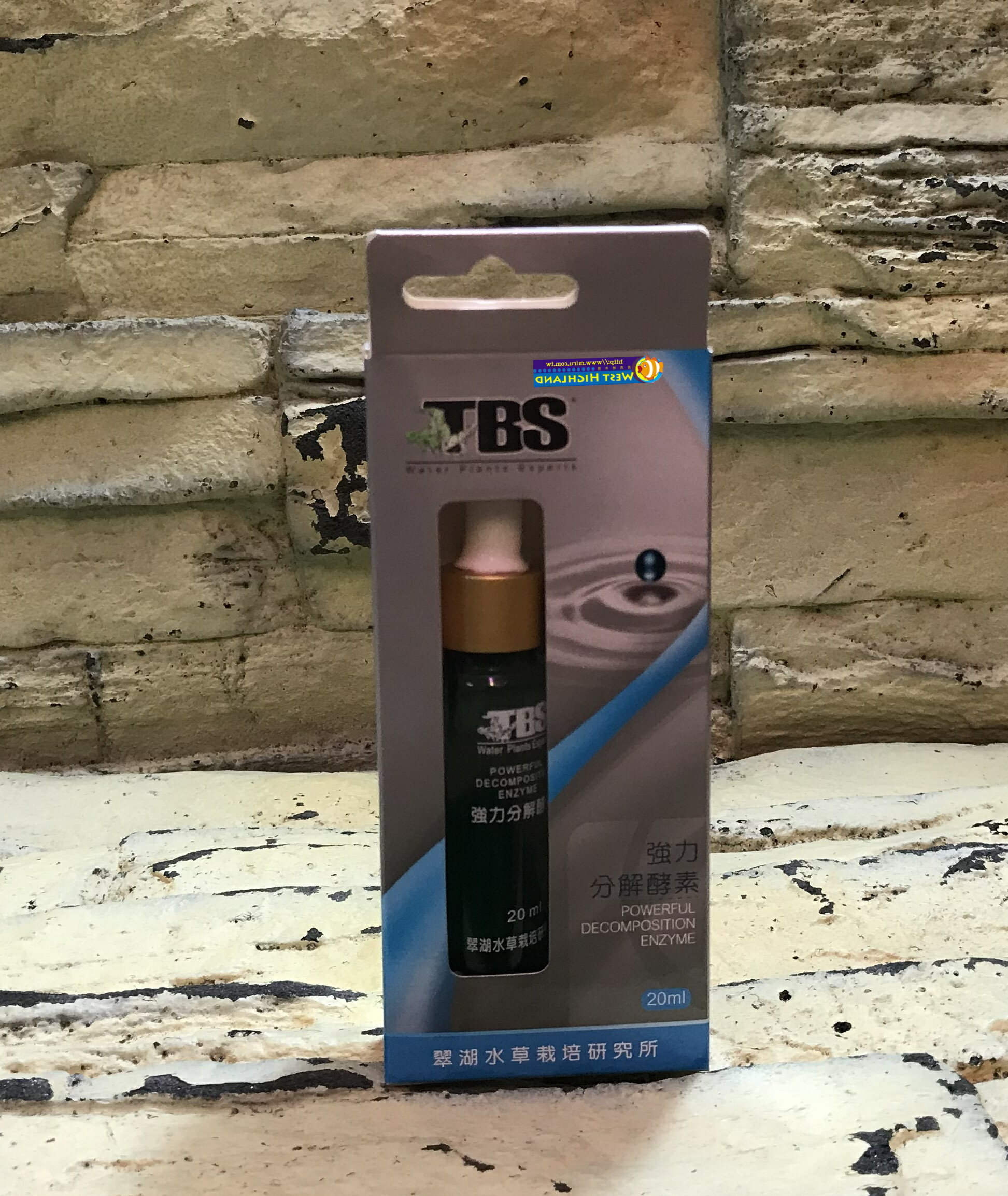 【西高地水族坊】翠湖TBS 強力分解酵素(20ml)(新包裝)