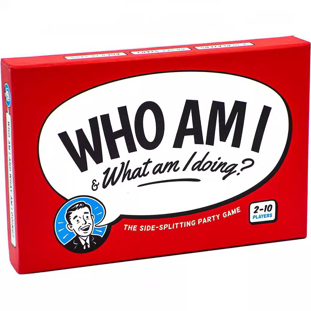 全英文我是誰Who am i 朋友聚會遊戲卡牌問答卡拉近感情卡牌遊戲