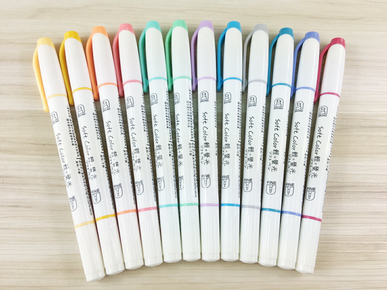 史代新文具】節奏TEMPO H-1510 雙頭螢光筆12色可選| 史代新文具直營店