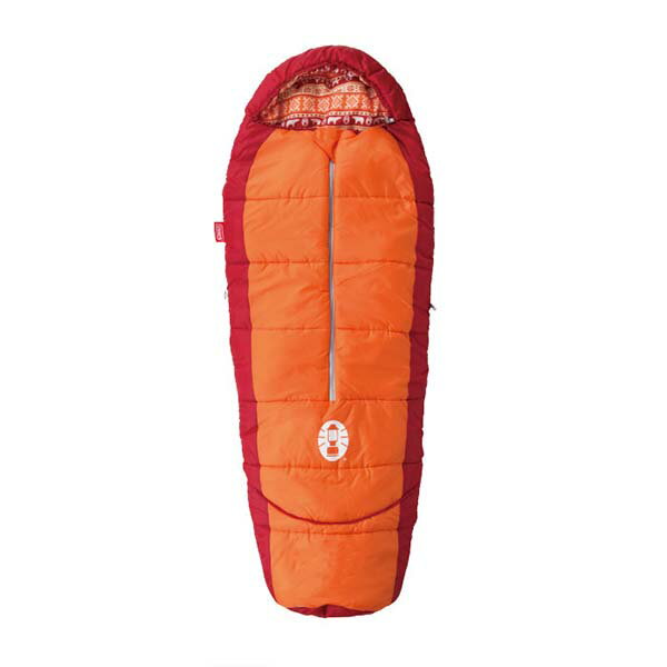 《台南悠活運動家》COLEMAN CM-27271 橘色 兒童睡袋 木乃伊睡袋 2段式調整長度 適溫4度
