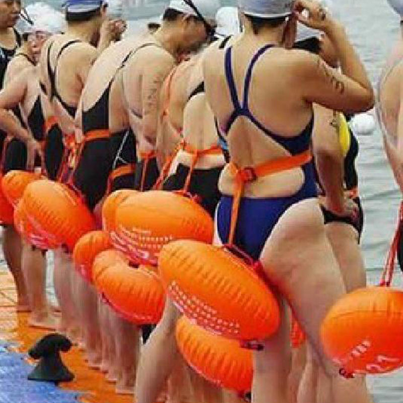 游泳保護浮球跟屁水球防溺水加厚雙氣囊安全裝備浮漂手臂泳圈水袖