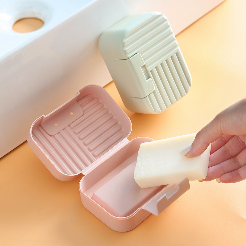 楓林宜居 肥皂盒帶蓋學生宿舍澡堂用密封旅行便攜式瀝水創意個性可愛香皂盒