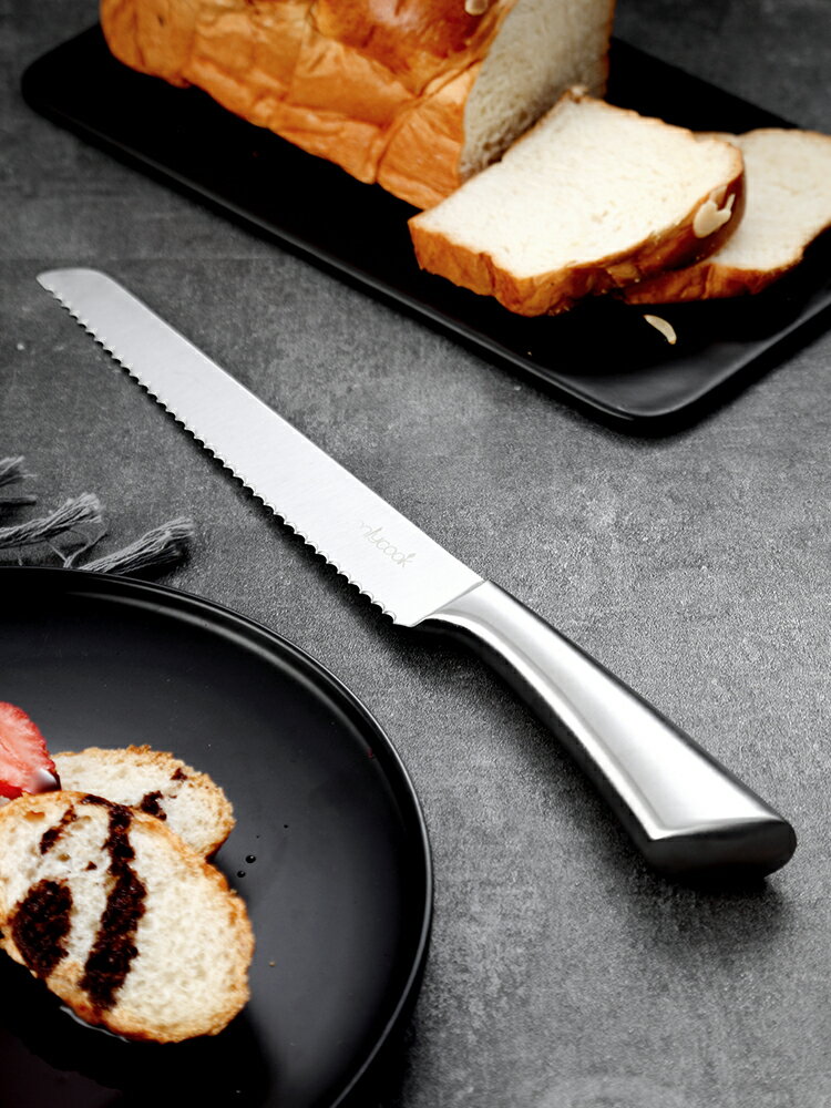 onlycook家用切面包刀專用刀烘焙吐司刀不銹鋼蛋糕鋸刀鋸齒刀割刀