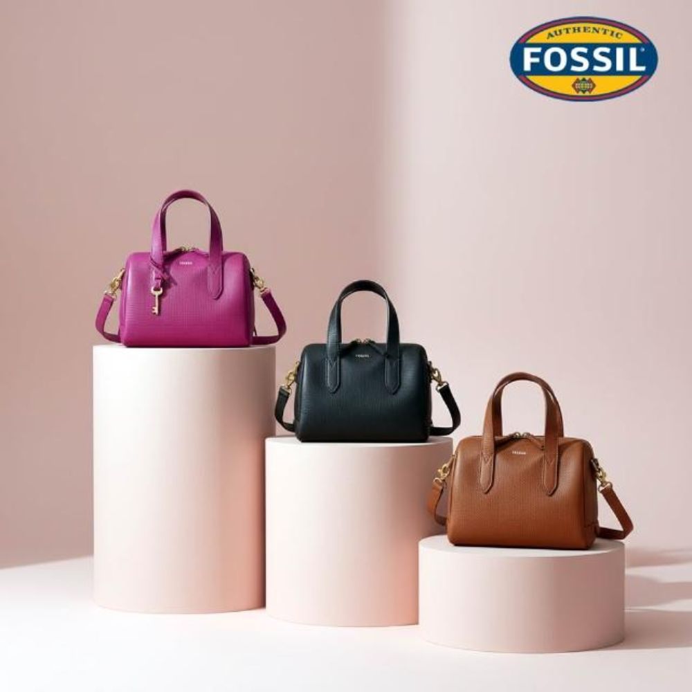 送禮首選 ★ OUTLET款/Sydney 真皮迷你波士頓包- 四色任選  美國時尚品牌 】 附防塵袋+提袋【全館滿額折價★FOSSIL全系列包夾送美妝蛋】 女神手袋
