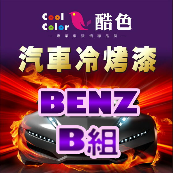 【BENZ-B組】BENZ 汽車冷烤漆 酷色汽車冷烤漆 BENZ車款專用噴漆 STANDOX烤漆，400ML