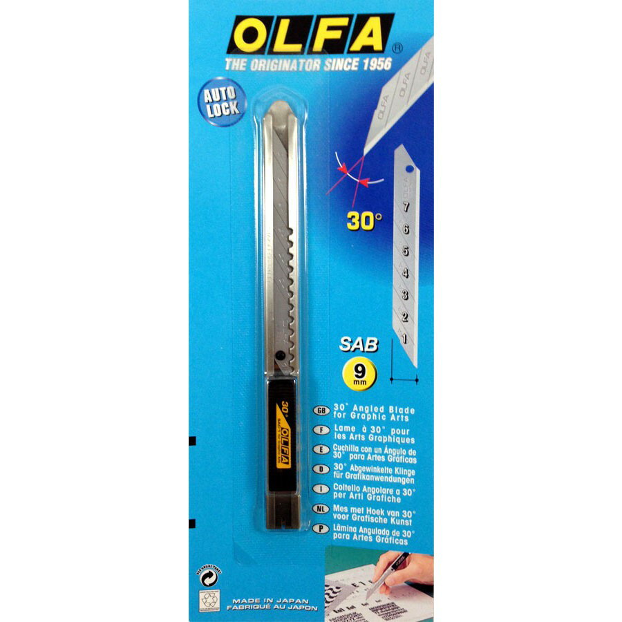 OLFA新型自動卡鎖細工刀(SAC-1型)