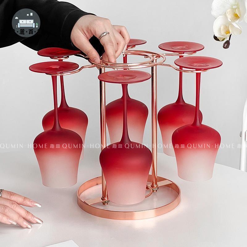 免運 水杯 家用杯 杯子 馬克杯 陶瓷杯 趣皿輕奢葡萄酒具套裝家用辦公室高檔紅酒杯高腳杯套裝簡約香檳杯特惠/工廠現貨 店長推薦 全館折扣 售後保障 m5322