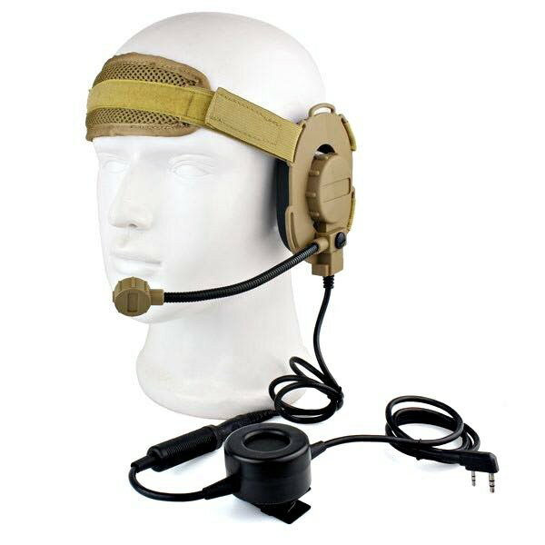 【EC數位】ROWA AnyTalk HD03 沙色 頭戴式戰術對講耳機 安全帽對講耳機 頭戴式對講耳機 頭盔式對講耳機