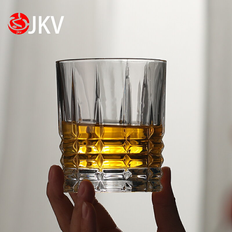 jkv綠茶杯日式玻璃杯花茶杯家用ins水杯飲料杯洋酒杯果汁杯啤酒杯