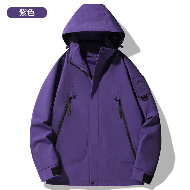 【巴黎精品】現貨+預購 速乾衝鋒衣防風外套防曬外套連帽外套-戶外防風防水5色a1jh48