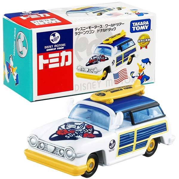 真愛日本 唐老鴨旅行車 環遊世界 TOMY特仕車 tomica takara tomy 4904810179078