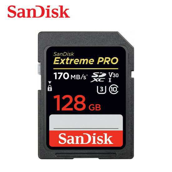 SANDISK 128G V30 Extreme PRO SDXC UHS-I U3 170MB專業攝影錄影師高速記憶卡