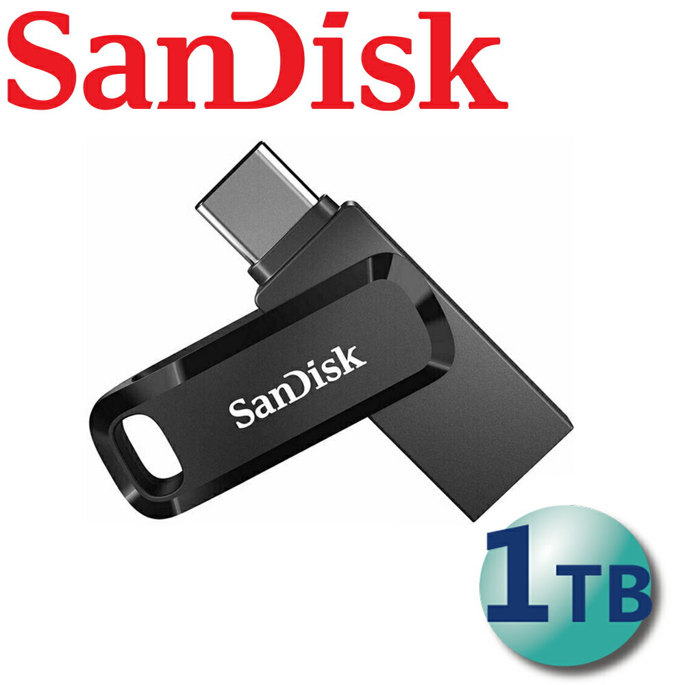 【公司貨】SanDisk 1TB Ultra Go USB Type-C USB3.2 1T 隨身碟 DDC3