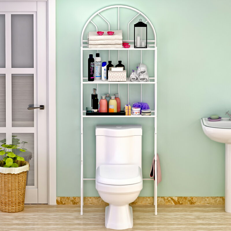 廁所衛生間馬桶架浴室洗手間層架置物架落地收納架洗衣機上方架子