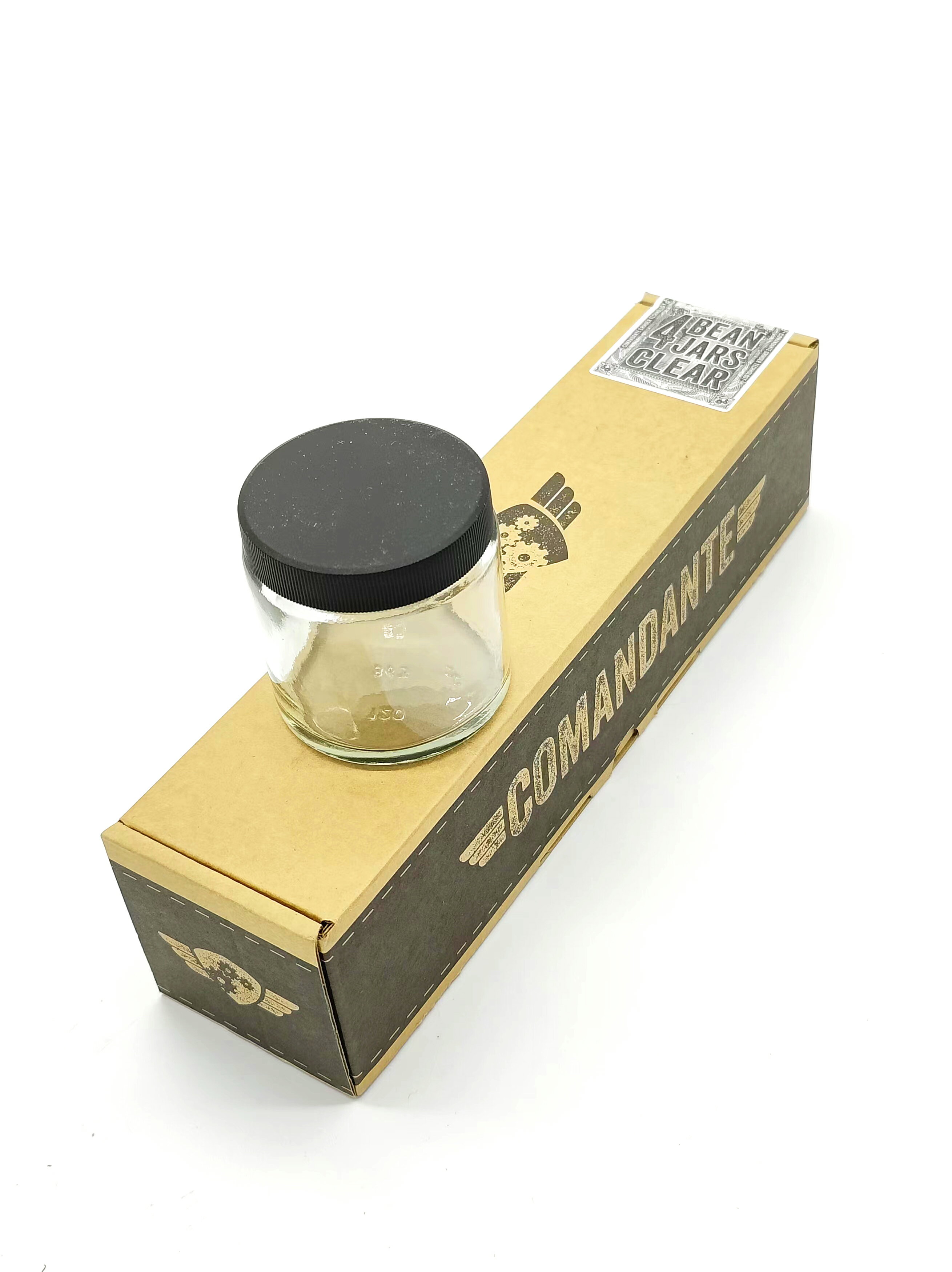 德國司令官 Comandante C40 聚合樹酯 儲豆罐 粉罐 橘 紅 粉 紫色 四色 另有 棕色 透明 玻璃 接粉罐 1