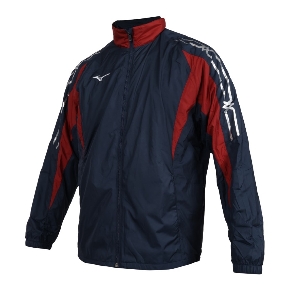 MIZUNO 男內刷毛防風外套(免運 防潑水 運動 上衣 休閒「32TEC55214」≡排汗專家≡