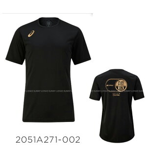ASICS 亞瑟士 短袖T恤 排球衣 2051A271-002 黑 (C3)【陽光樂活】