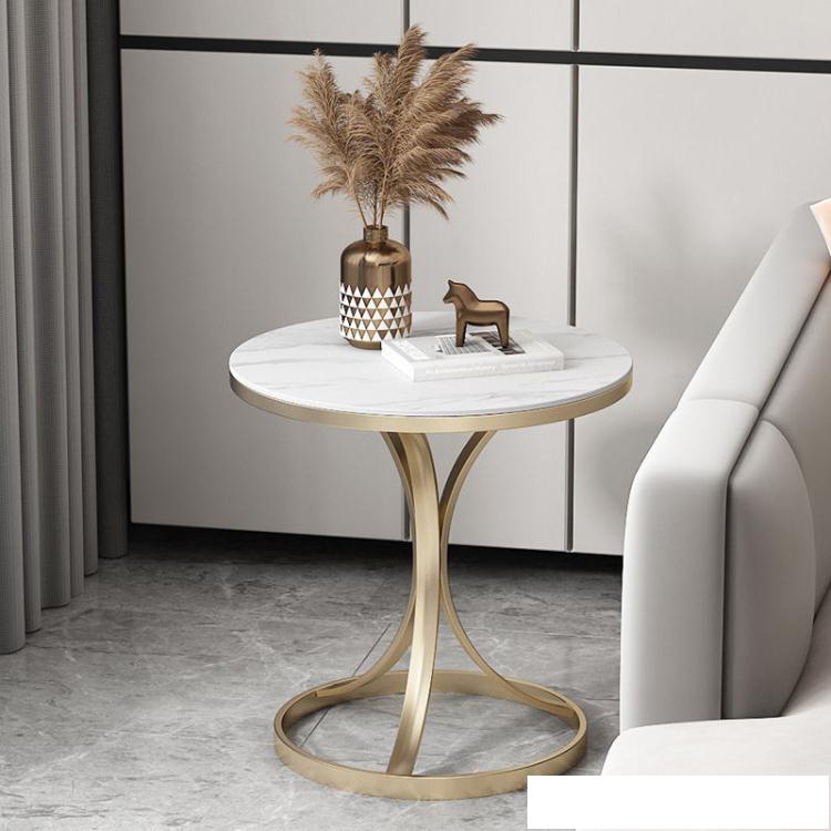 茶幾 現代簡約輕奢巖板邊幾客廳沙發角幾簡約創意陽臺小圓桌