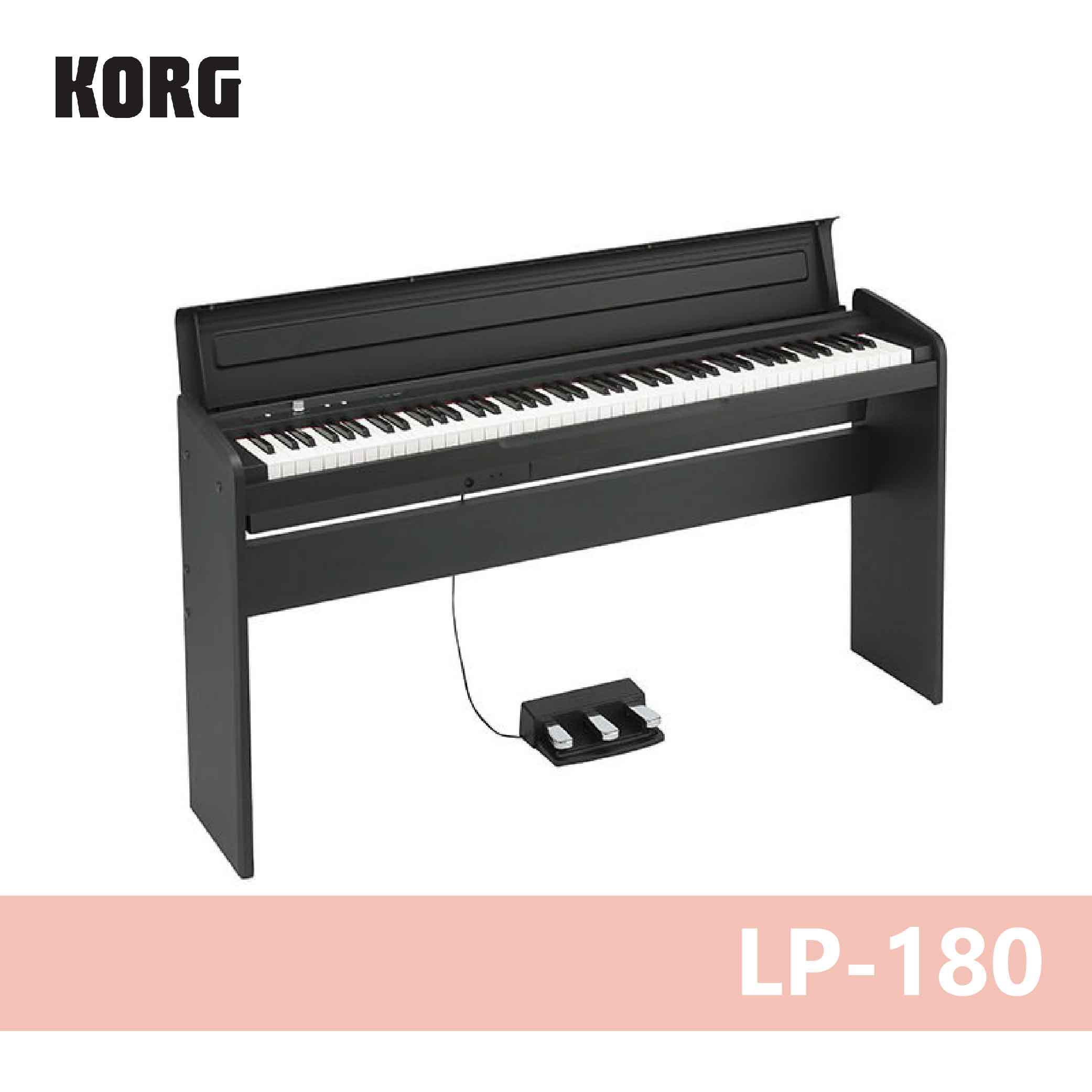 【非凡樂器】KORG LP-180/88鍵電鋼琴/黑色/公司貨保固