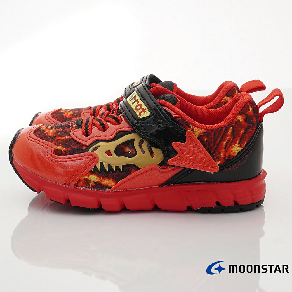 ★過年特賣★日本月星Moonstar機能童鞋Carrot系列寬楦公園玩耍鞋款23172紅(中小童段) 2