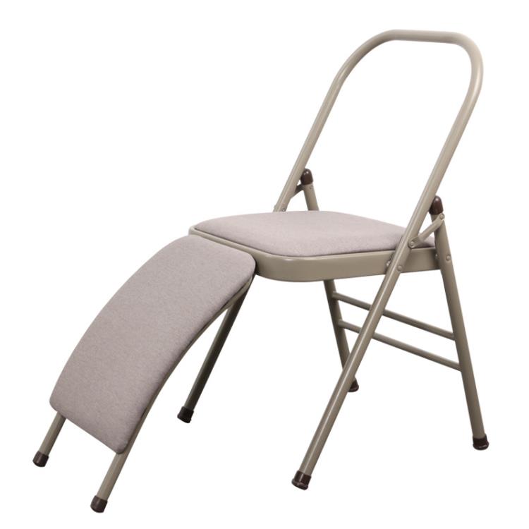 【新品推薦】艾揚格瑜伽椅子多用途Yoga瑜伽輔助椅二姐加粗加厚折疊椅