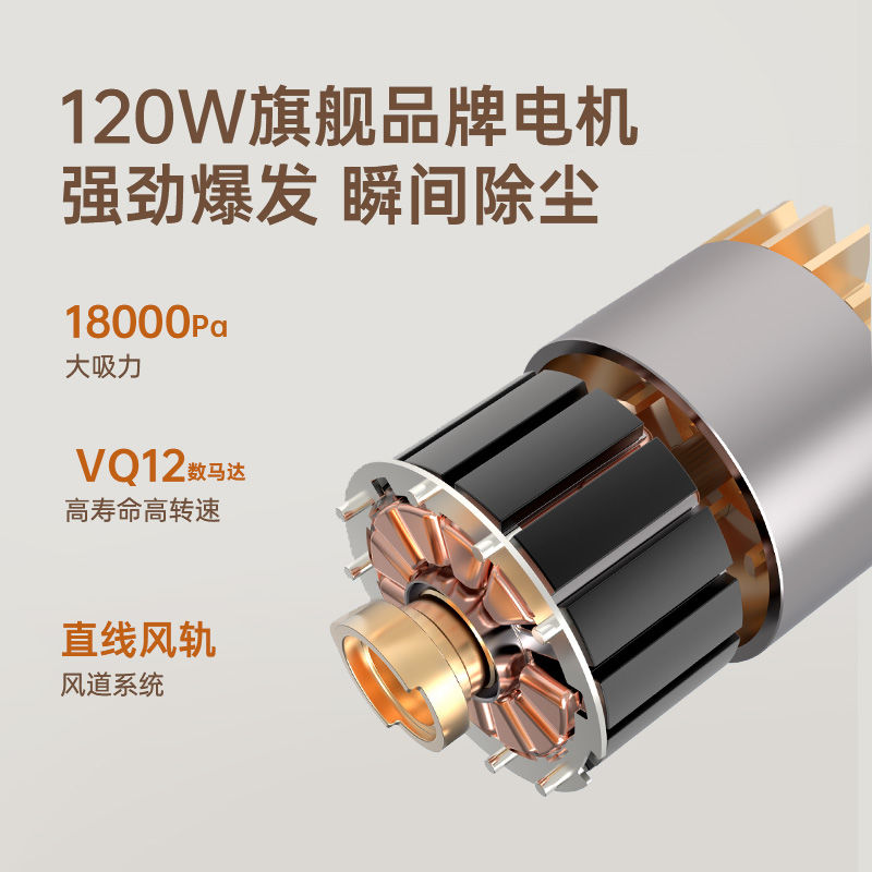 【3102人收藏】MOKUSAN無線吸塵器家用大吸力手持除蟎綠光顯塵吸拖新款可換電池-貼心優衣家居