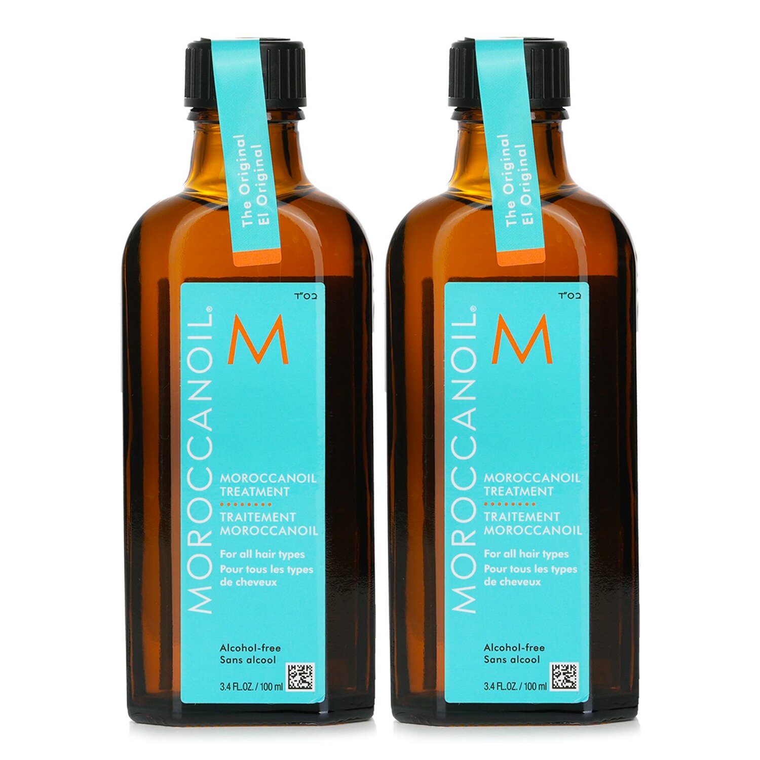摩洛哥優油 Moroccanoil - Moroccanoil 摩洛哥護髮油- 原版(所有髮質適用) 兩瓶套裝