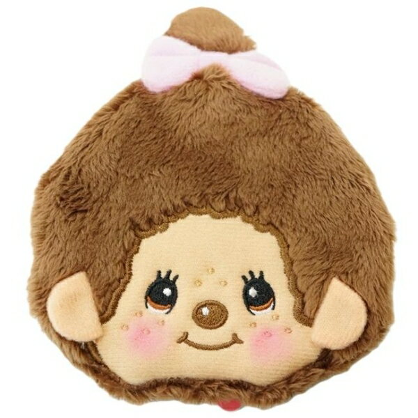 【震撼精品百貨】monchhichi_夢奇奇~日本 夢奇奇珠釦零錢包-蝴蝶結*05227