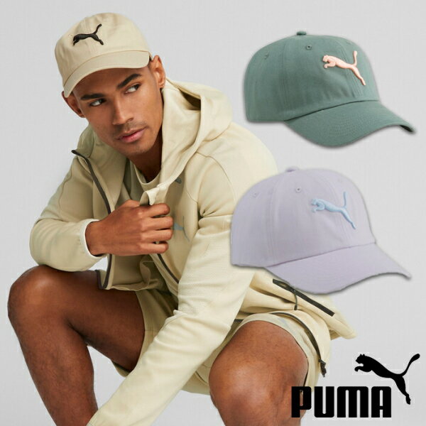 【滿額現折300】PUMA 帽子 基本系列 卡其 莫蘭迪綠 淡紫 刺繡 老帽 0245870-