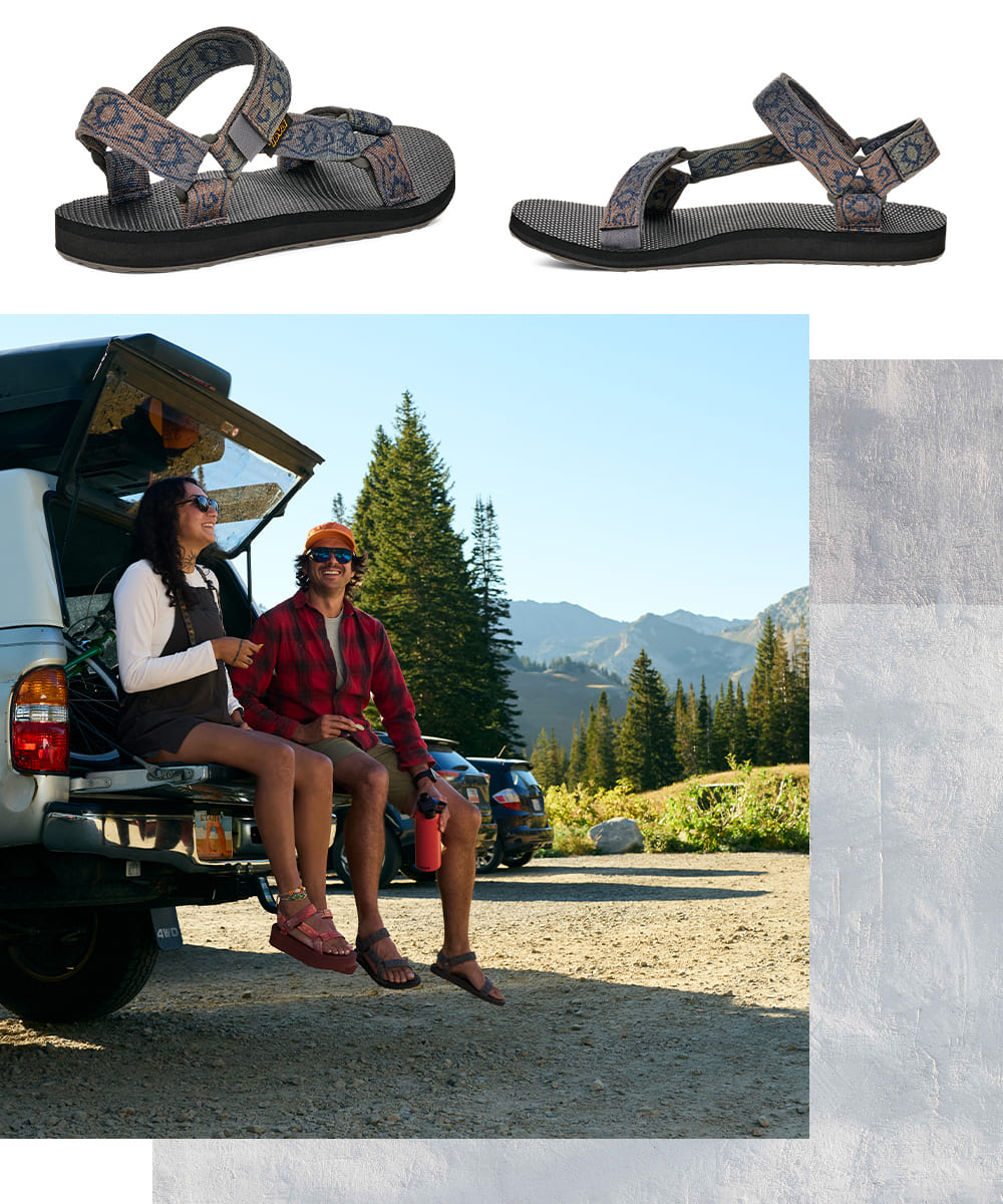 TEVA 男 Original Universal 緹花織帶涼鞋 水洗月蝕藍 TV1169377WRLS【野外營】健走鞋 9