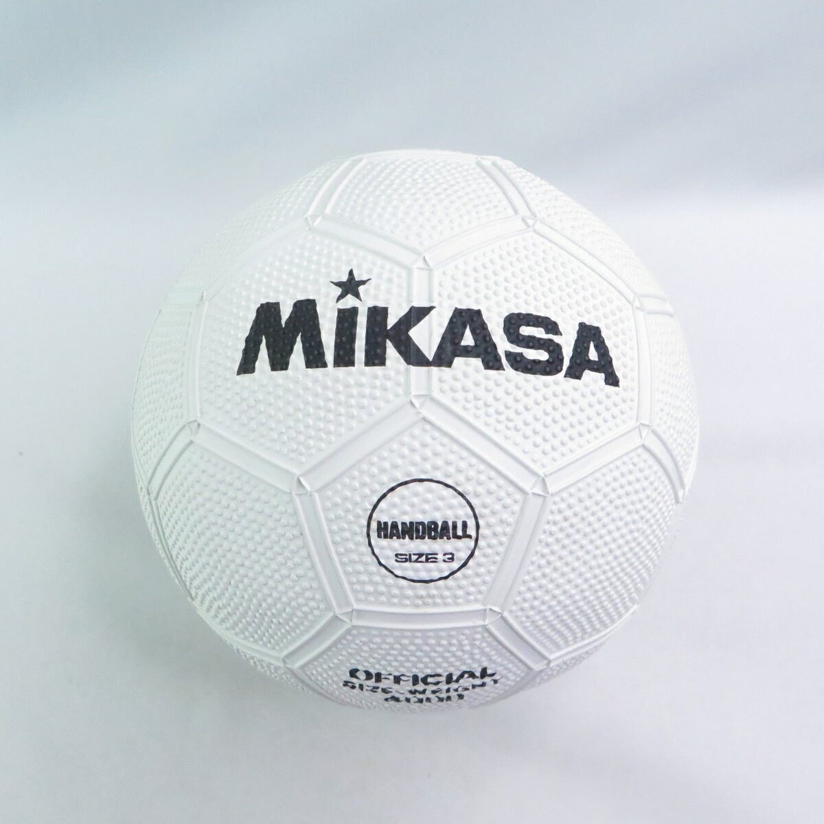 MIKASA MK4000W 橡膠製手球 3號球 白【iSport愛運動】