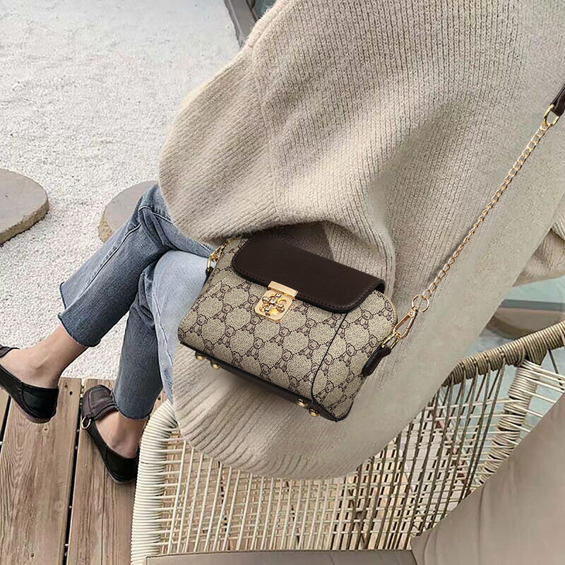 Viney包包女包百搭新款斜挎包單肩包時尚小包潮高級感夏鏈條小包