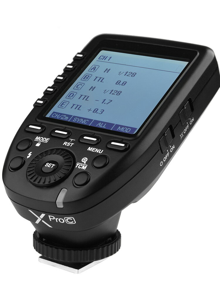 神牛godox xpro佳能sony索尼尼康尼康TTL無線引閃器高速同步器佳能尼康索尼無線通用相機引閃器閃光燈附件